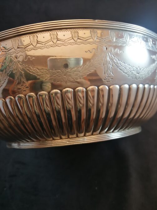 Michelsen-sølvkasserolle med stjerthank af træ