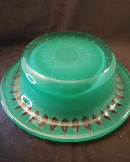 Light green glass bowl