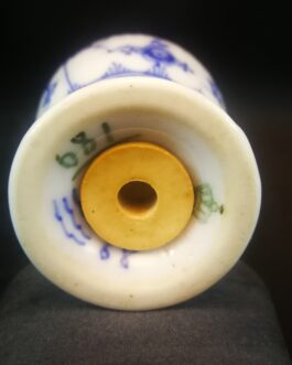 Musselmalet riflet strøbøsse #189