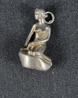 Sølvcharm/-vedhæng