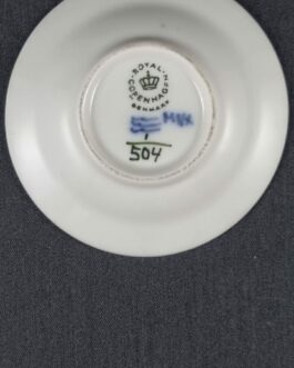 Musselmalet Halvblonde kuverttallerken/askebæger #504