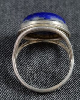 Sølvring med lapis lazuli